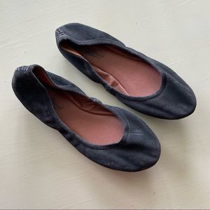 New Lucky Brand Black Soft Leather Flats